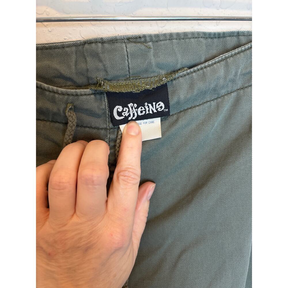 Vintage Caffeine Skater Pants Men’s L Baggy Wide Leg Y2K 90s Cargo - Picture 7 of 16